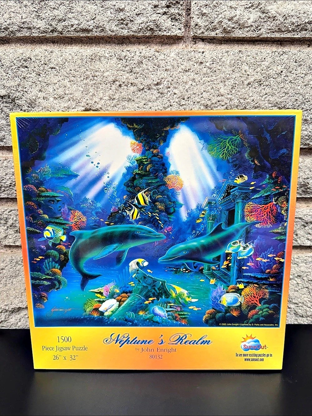 SunsOut Neptune’s Realm John Enright 1500 Piece Puzzle #80132 Sealed